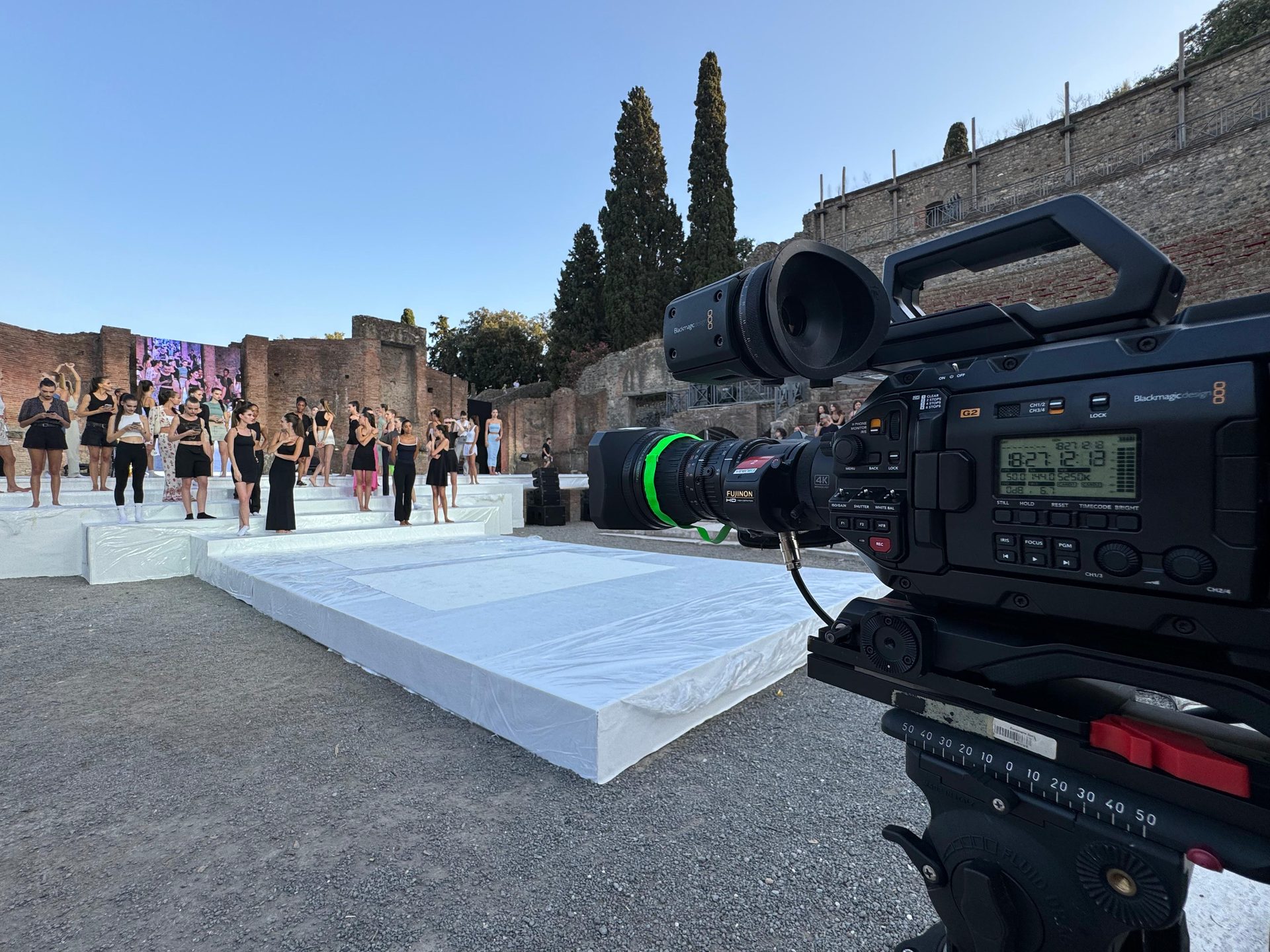 Produzione video fashion editorial in location storica